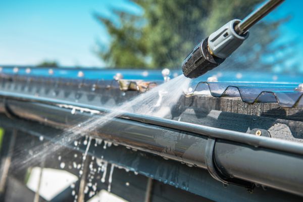 Gutter Pressure Washing in Round Rock