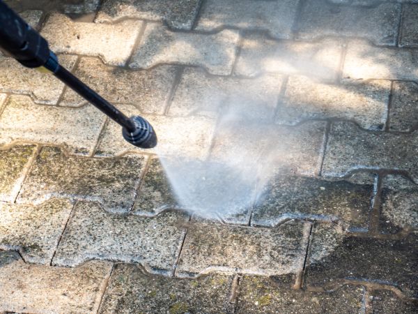 Paver Pressure Washing in Round Rock